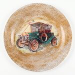 Prato Decorativo Decoupage Carro Antigo